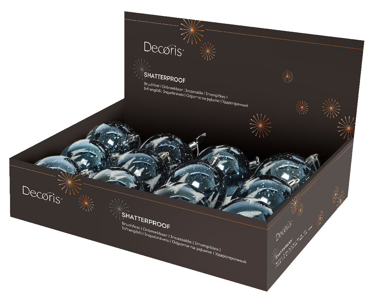 Night Blue Shiny Shatterproof Bauble