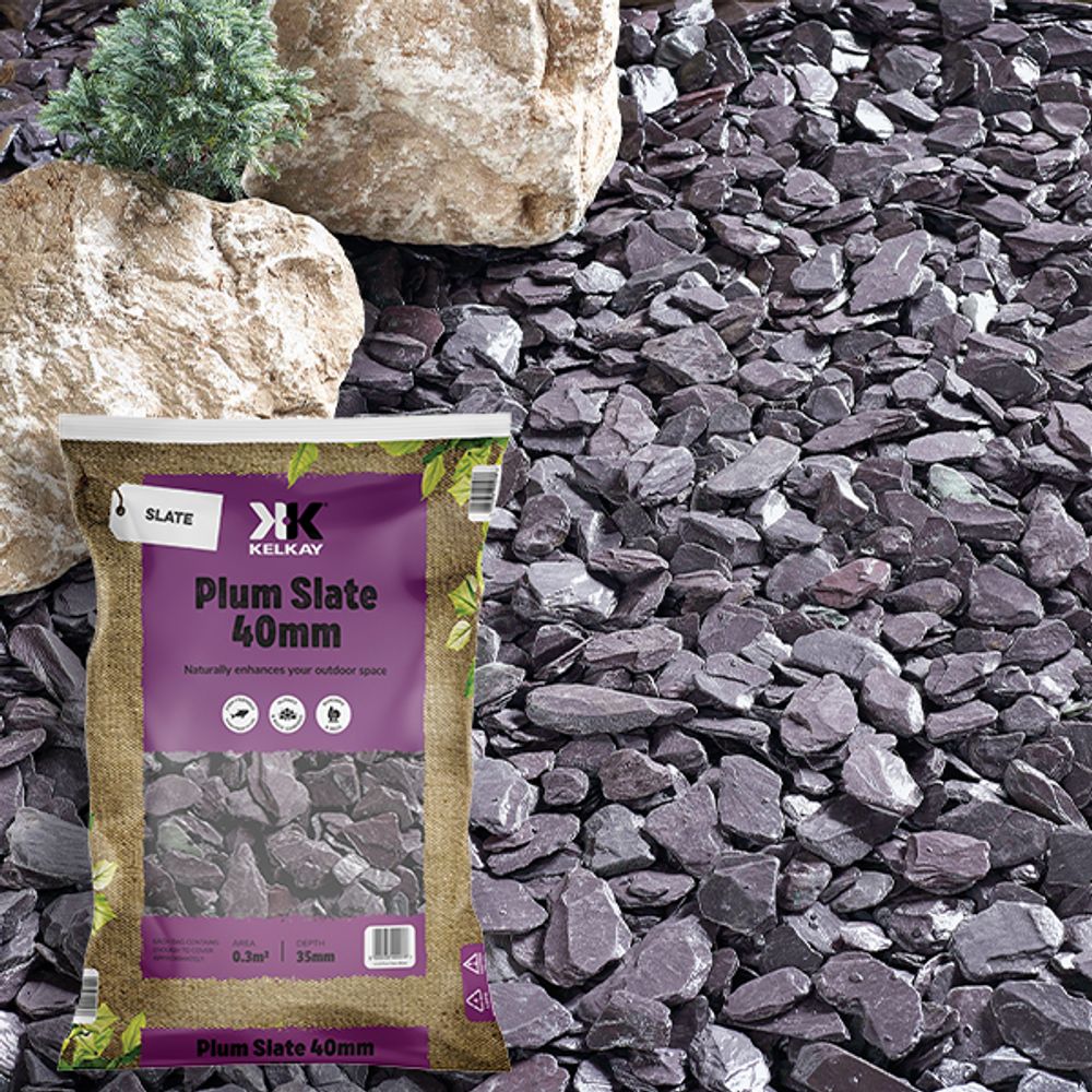Plum Slate 40mm Bulk Bag
