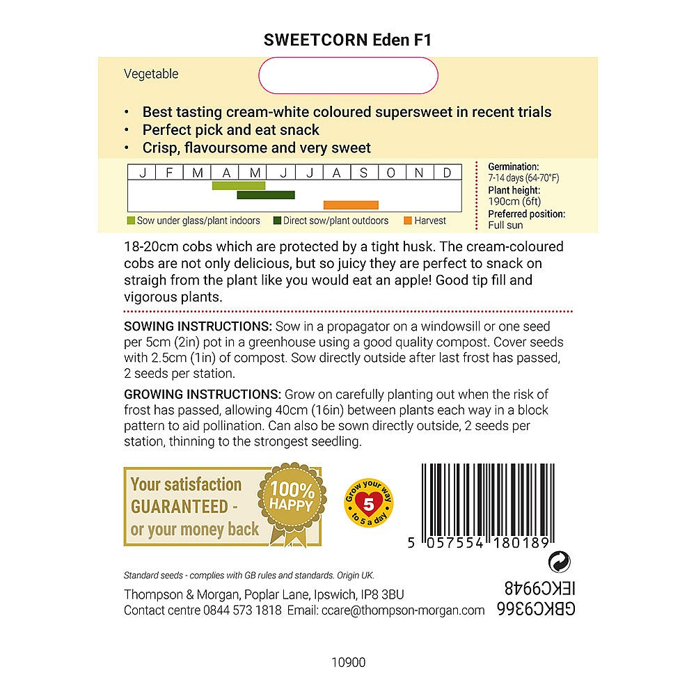 Sweetcorn Eden F1
