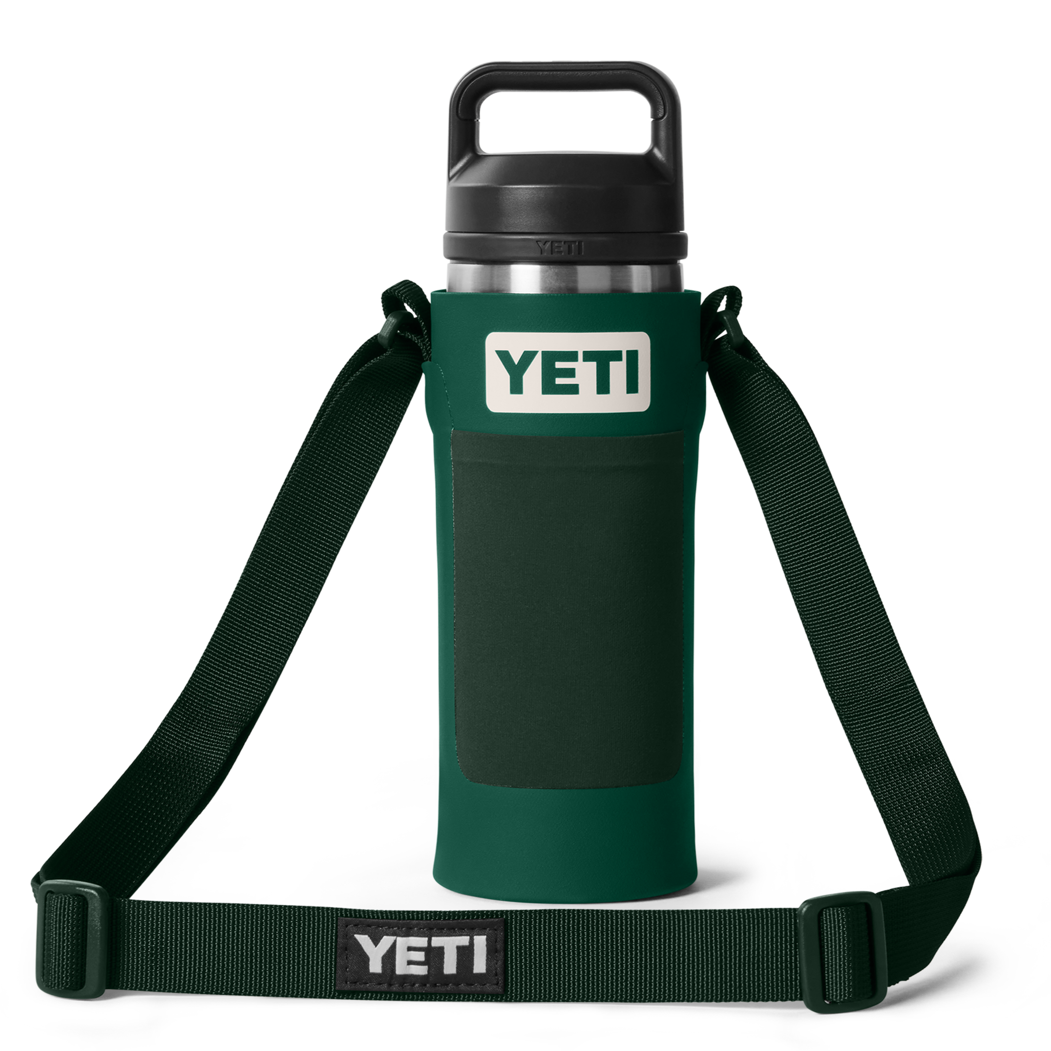 Black Forest Green Rambler Bottle Sling - Small.