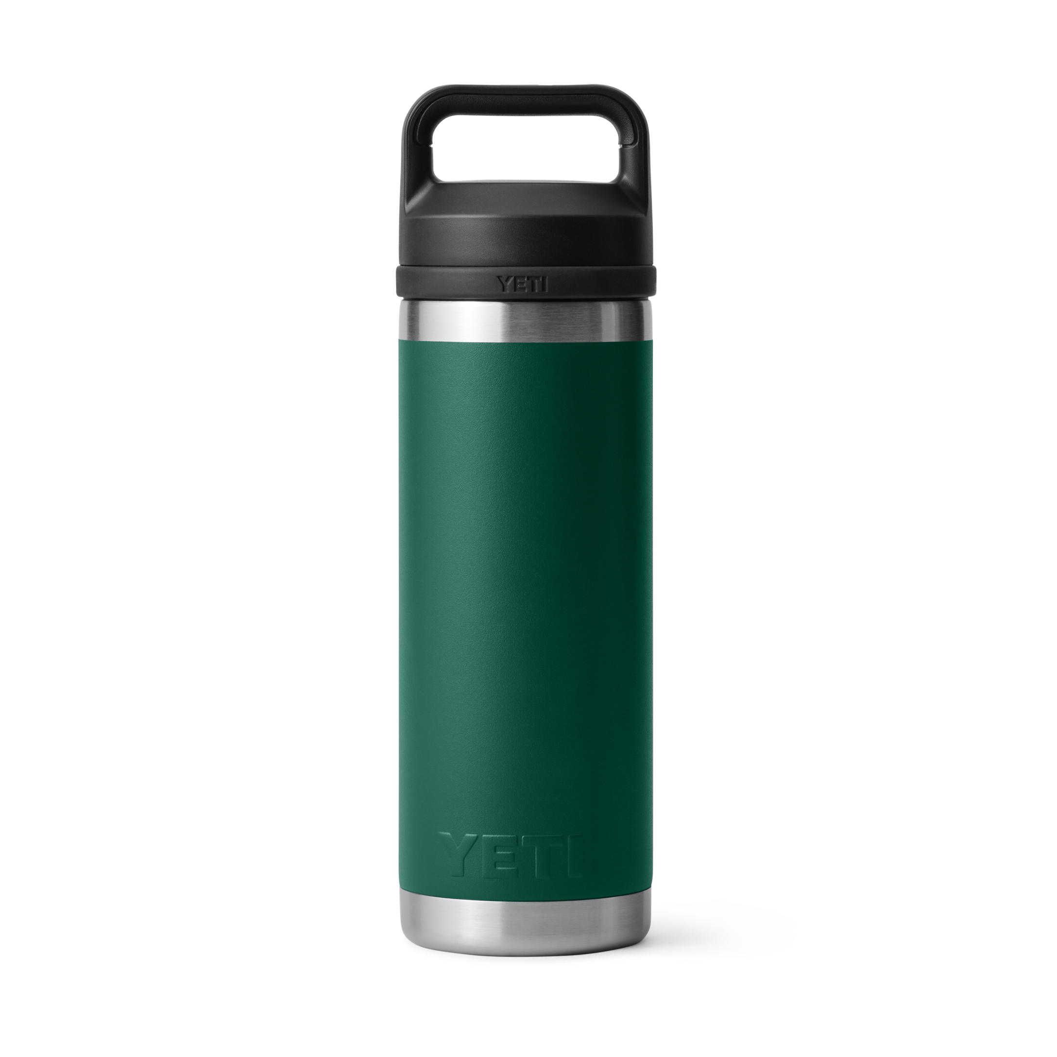 Rambler 18oz (532 ml) Bottle with Chug Cap - Black Forest Green