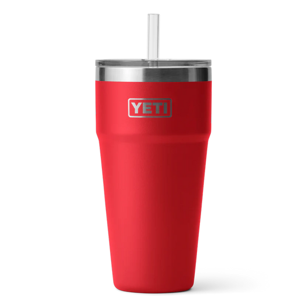 Rambler 26oz (760ml) Straw Cup - Rescue Red
