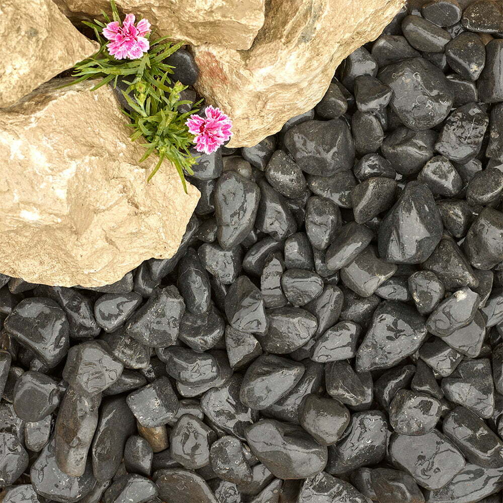Onyx Black Cobbles Bulk Bag