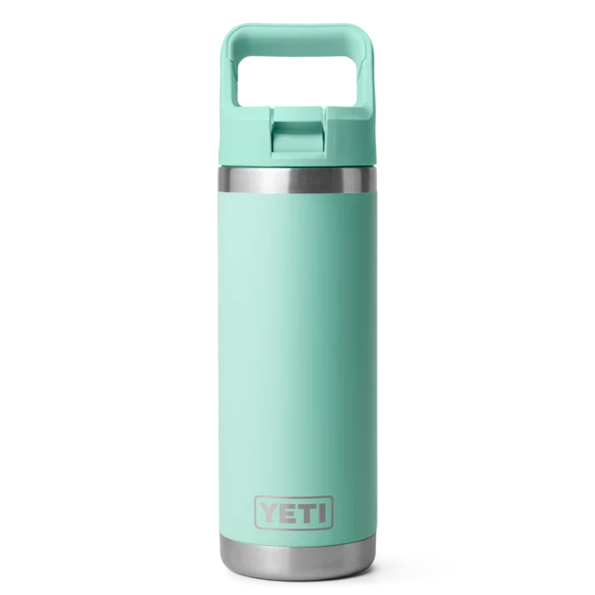 Rambler 18oz Colour Straw Bottle Seafoam
