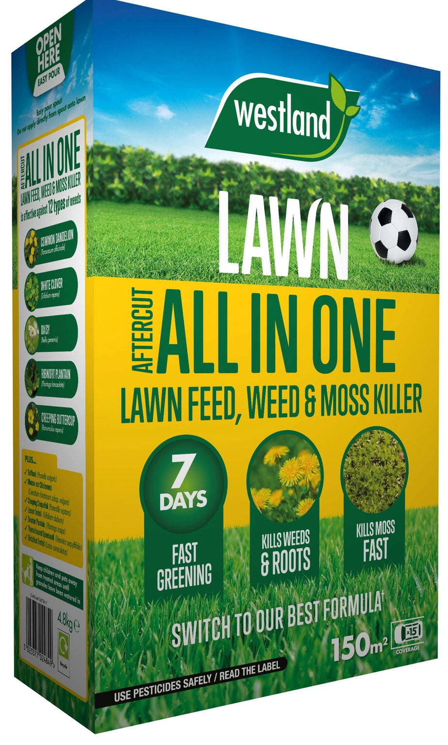 Westland Aftercut All in One Lawn Feed & Weed - 150m2 Box