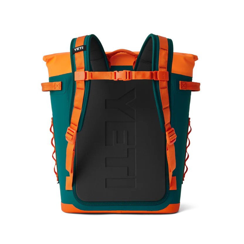 Hopper M20 Soft Backpack Cooler - Teal/Orange
