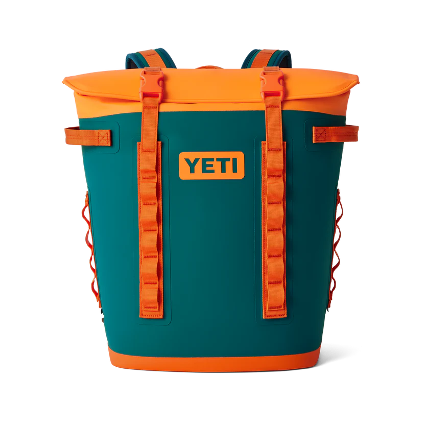 Hopper M20 Soft Backpack Cooler - Teal/Orange