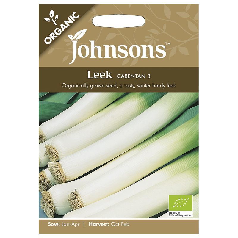 Leek Carentan 3 Organic Seeds