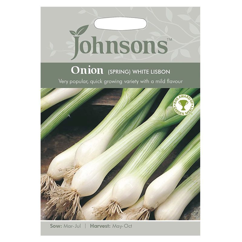 Onion (Spring) White Lisbon Winter Hardy Seeds