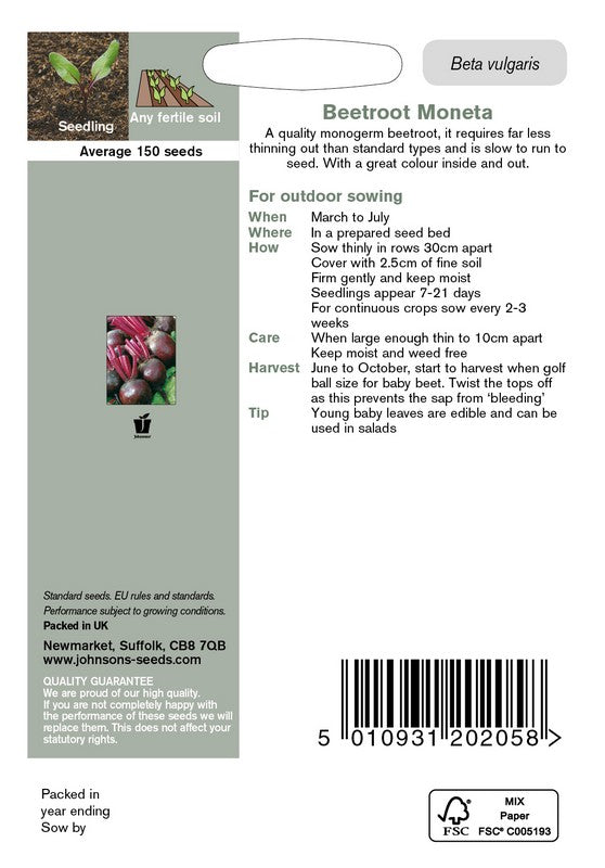 Beetroot Moneta Seeds