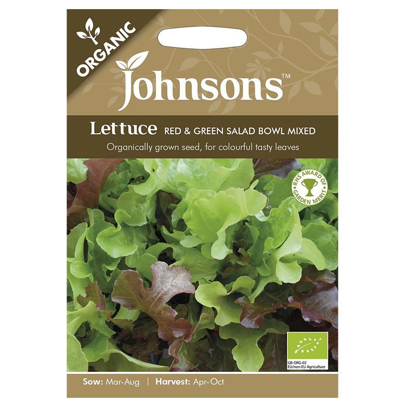 Lettuce Red & Green Salad Bowl Mixed Organic Seeds