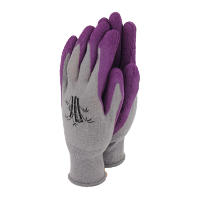 Weed Master Bamboo Ladies Gloves Extra Small Grape