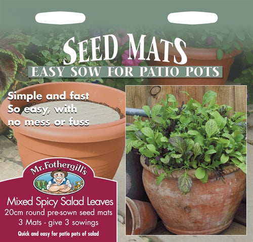 Salad Leaves Spicy Seed Mat