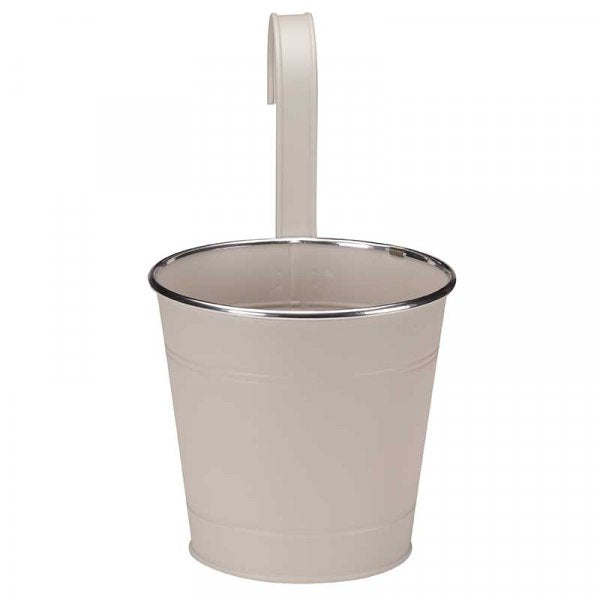 Hanging Pot Fence & Balcony 6" Ivory