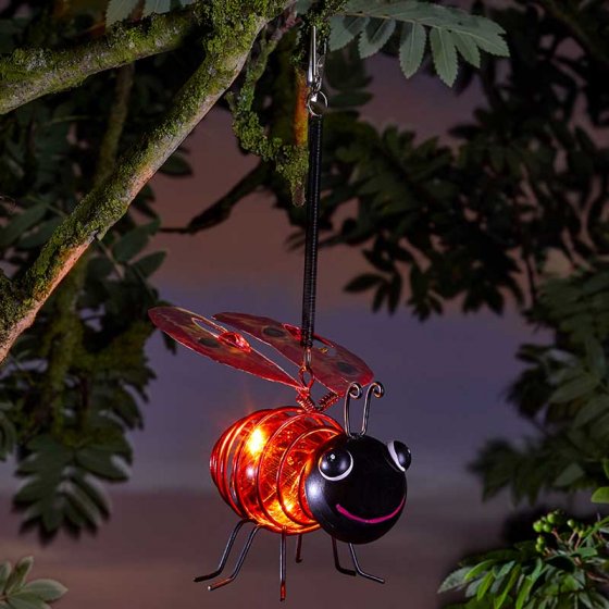 Solar Hanging Ladybird Bug Light