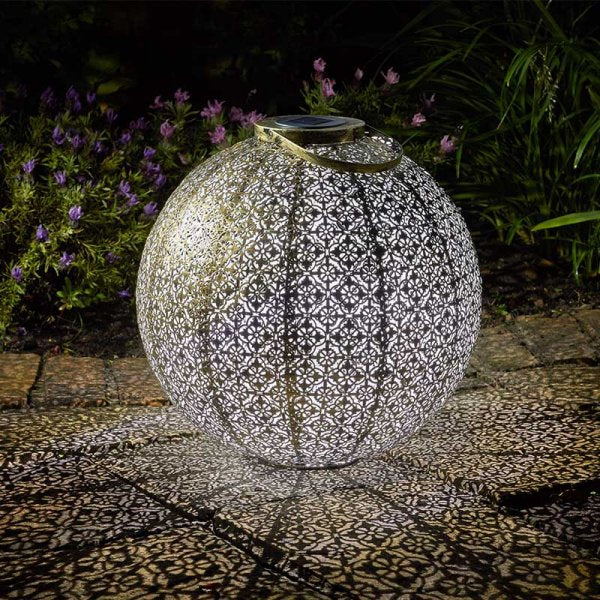 Solar Lantern Damasquette Giant 39cm