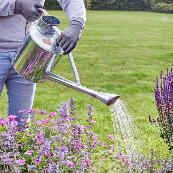 Watering Can Long Reach 9L Galvanised Steel