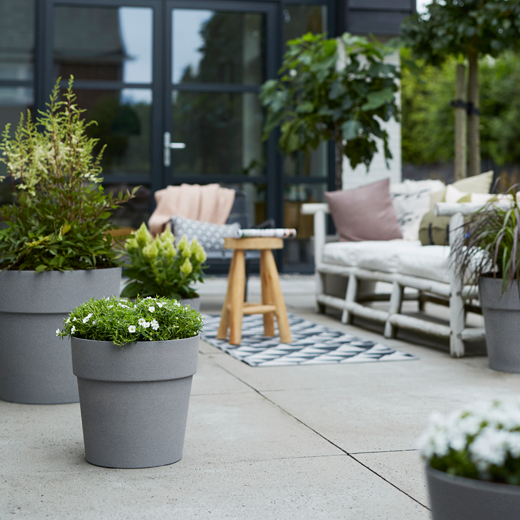 Vibia Straight 30cm Living Concrete | Cornwall Garden Shop | UK