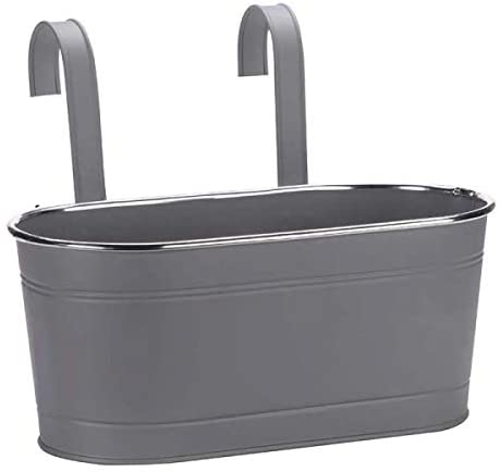 Hanging Planter Metal Slate 12" (30cm)