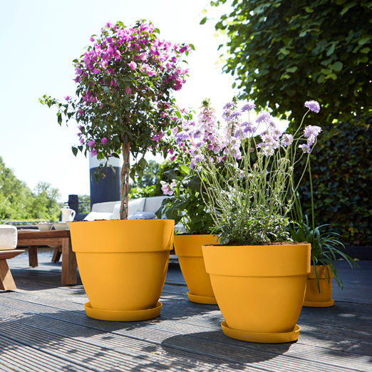 Vibia Campana Round 30cm Honey Yellow | Cornwall Garden Shop | UK