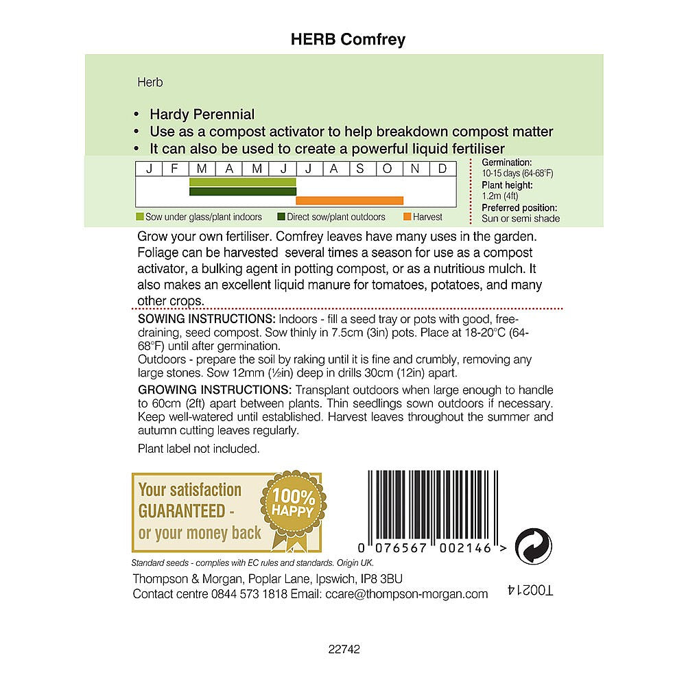 Comfrey Herb Seeds
