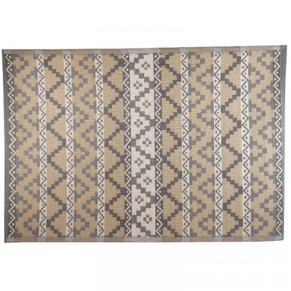 Rug Alfresco Aztec Jumbo - Mocha & Slate 1.5 x 2.1m