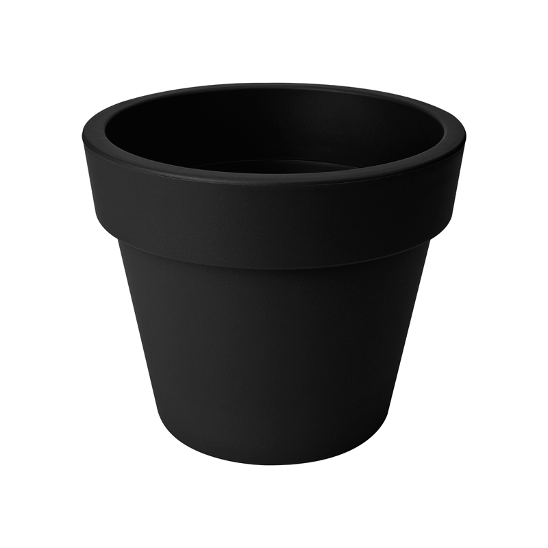 Green Basics Top Planter 30cm Living Black | Cornwall Garden Shop | UK