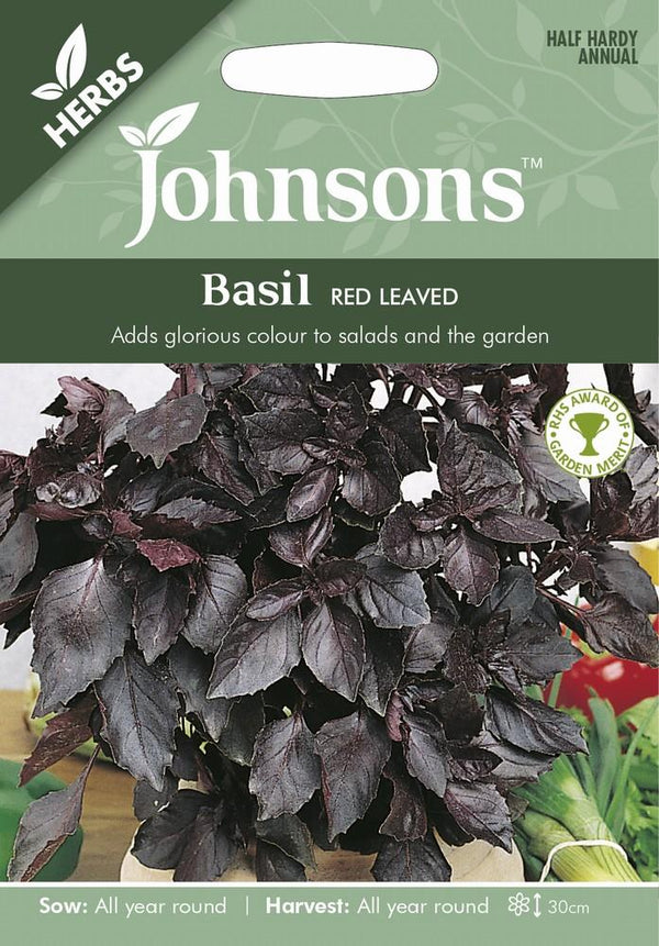 Basil Red Leaved Herb Seeds