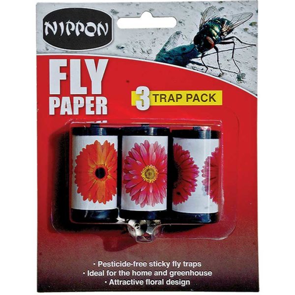 Strong Fly Paper Fly Roll Paper Pesticide Free Fly Paper Sticky Fly  Catchers For Indoor Or Greenhouse Use