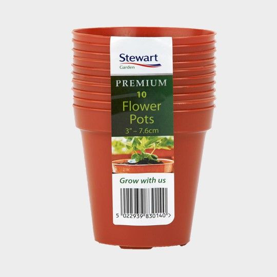 3" Flower Pots 10pcs | Cornwall Garden Shop | UK
