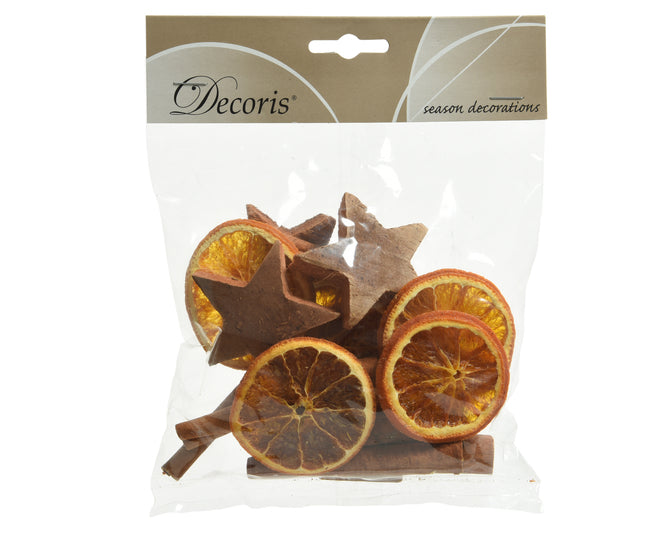 Orange & Cinnamon Dried Fragrant Mix with Coco Stars