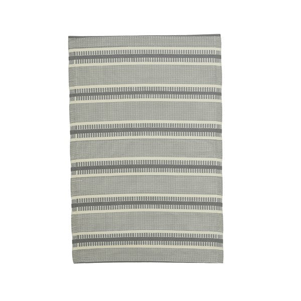 Check Stripe Outdoor Rug