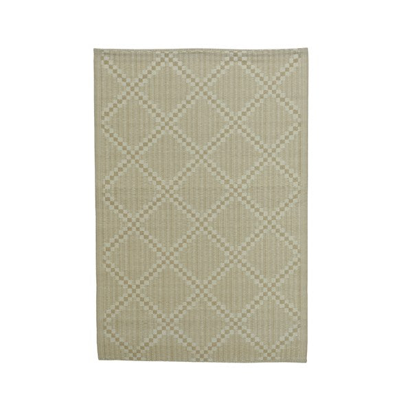 Check Stripe Outdoor Rug