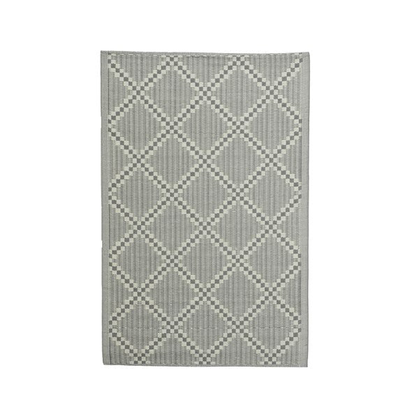 Check Stripe Outdoor Rug