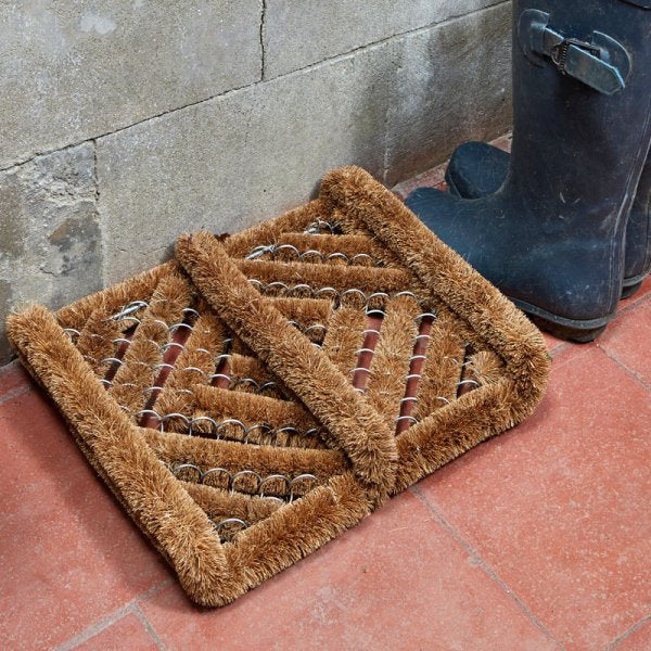 Multi-Mat Wire Brush Muck Off Scraper Mat 30x32cm