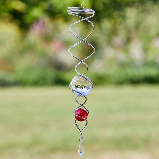 Spinning Double Helix Red 41cm