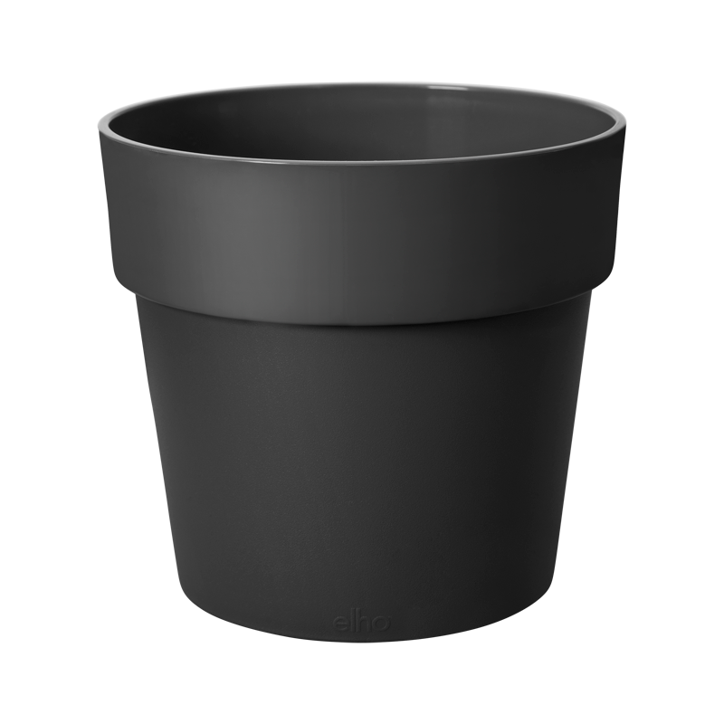 b.for Original Round 14cm Indoor Pot Living Black | Cornwall Garden Shop | UK