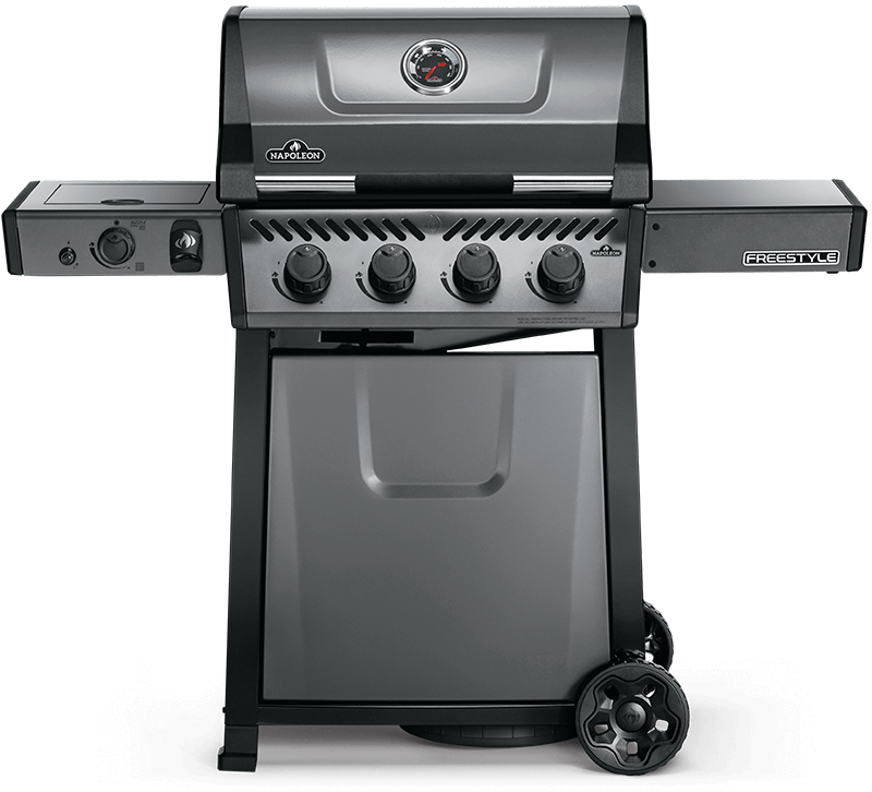 Freestyle 425 Gas Barbecue with IR Side Burner Grey