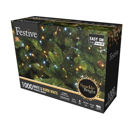 1000 White / Warm White Lights | Cornwall Garden Shop | UK