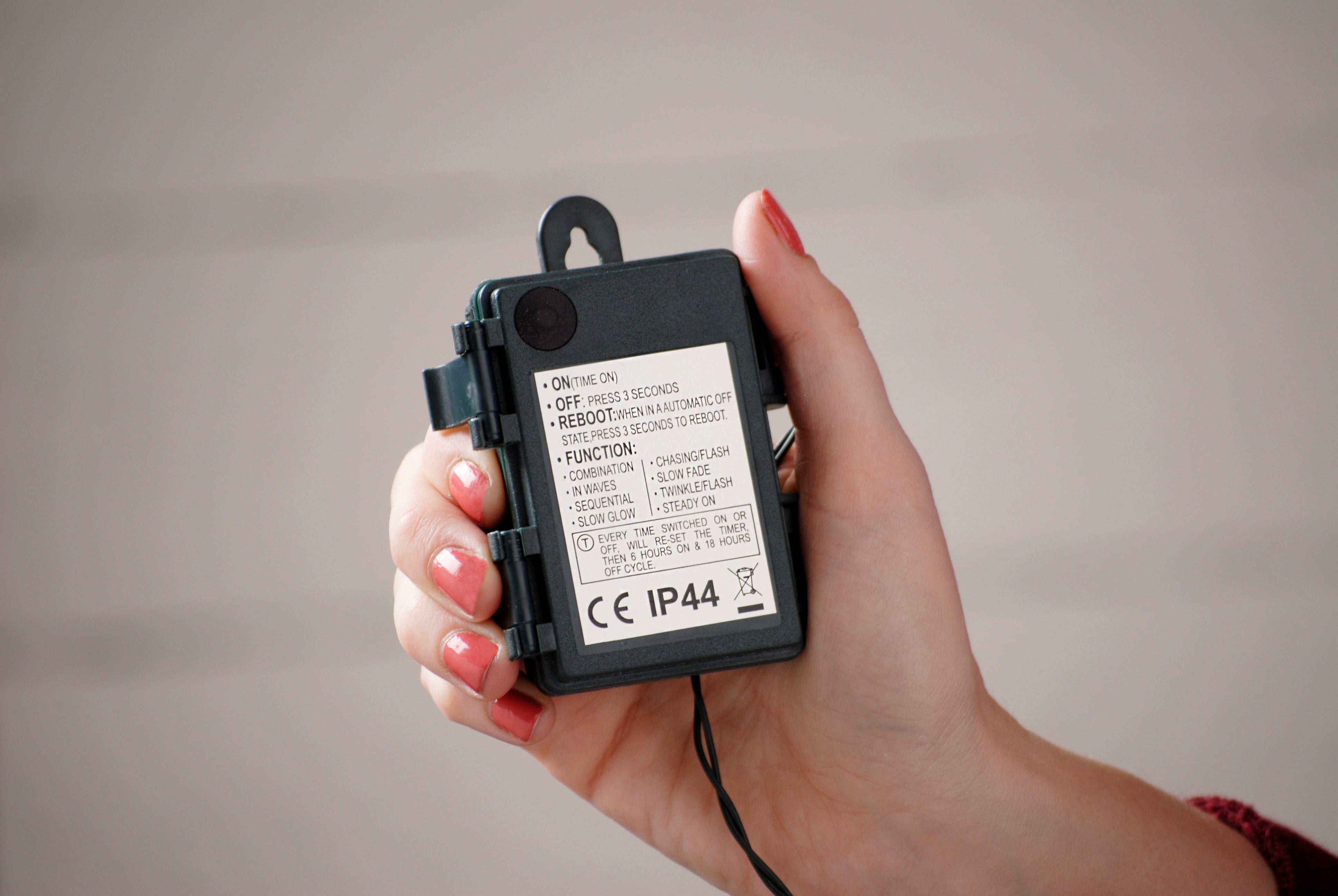 LED Battery Operated String Lights - Warm White 100 LEDs