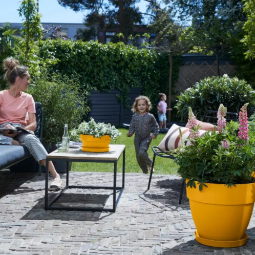 Vibia Campana Bowl 27cm Honey Yellow | Cornwall Garden Shop | UK