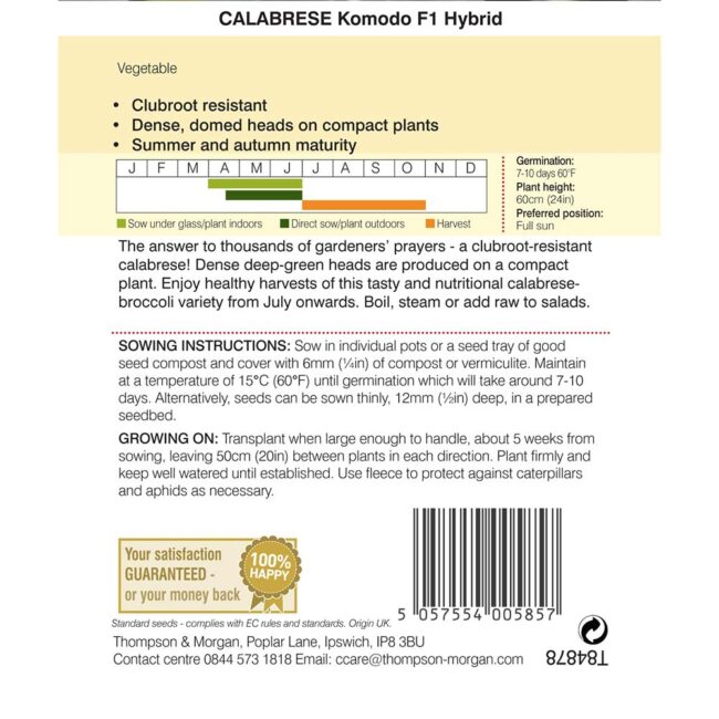 Calabrese Komodo Seeds