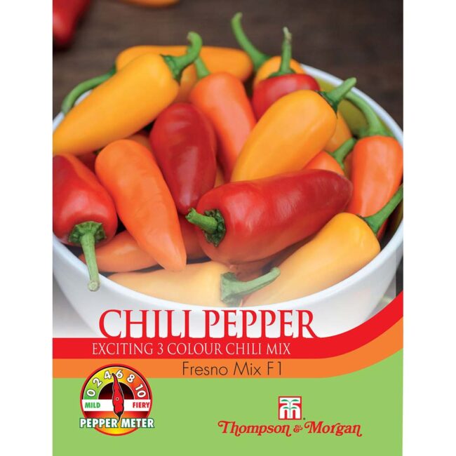 Pepper Chilli Fresno Mix F1 Hybrid Vegetable Seeds