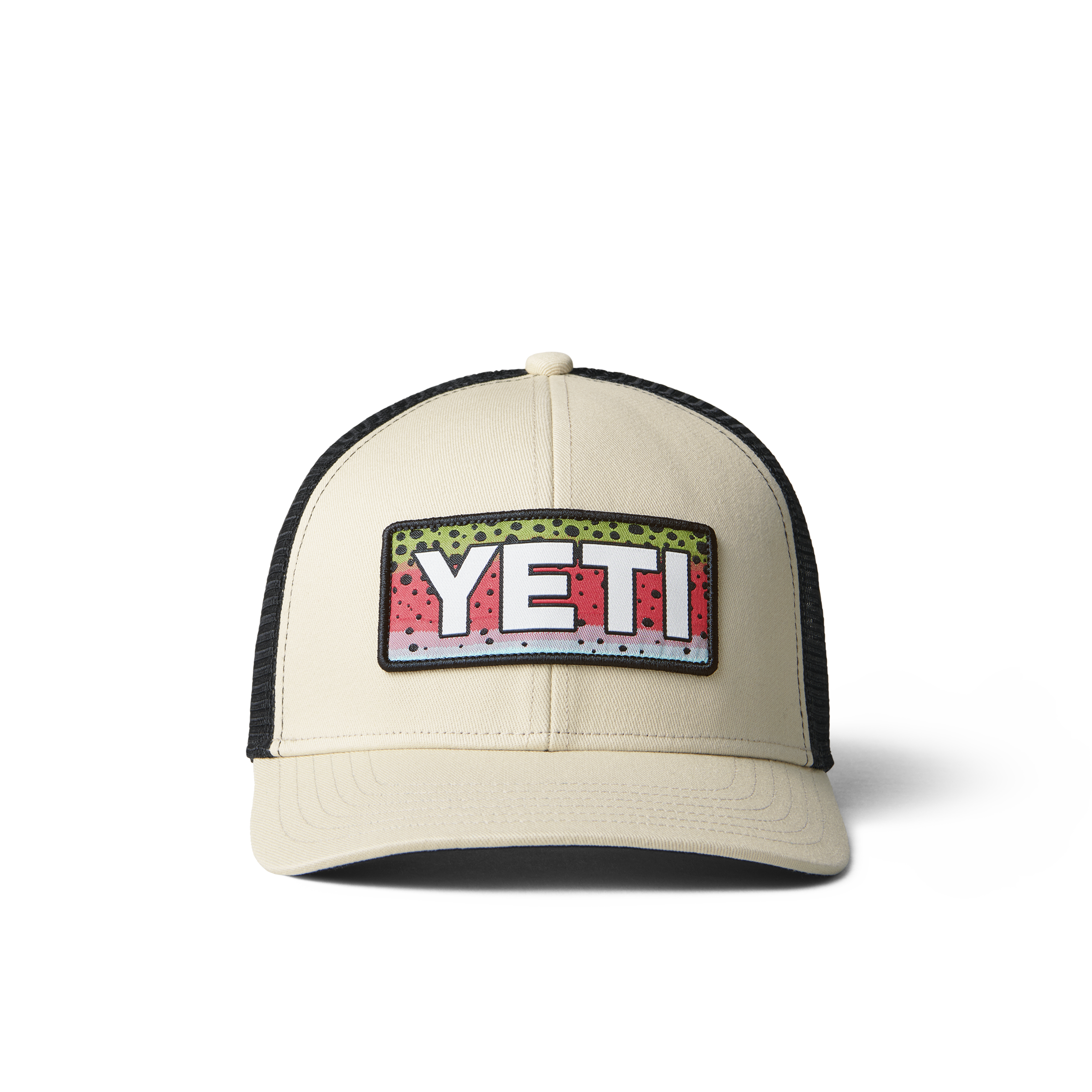 Rainbow Trout Logo Badge Trucker Hat