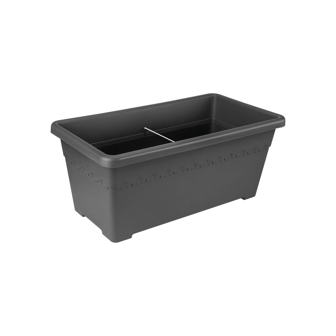 Algarve Terrace Wheels 80cm Outdoor Pot Anthracite