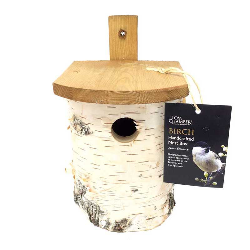 Nest Box Birch 32mm Entrance