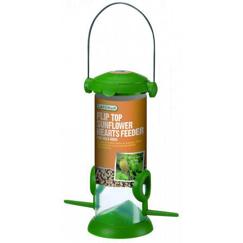 Sunflower Hearts Fliptop Feeder
