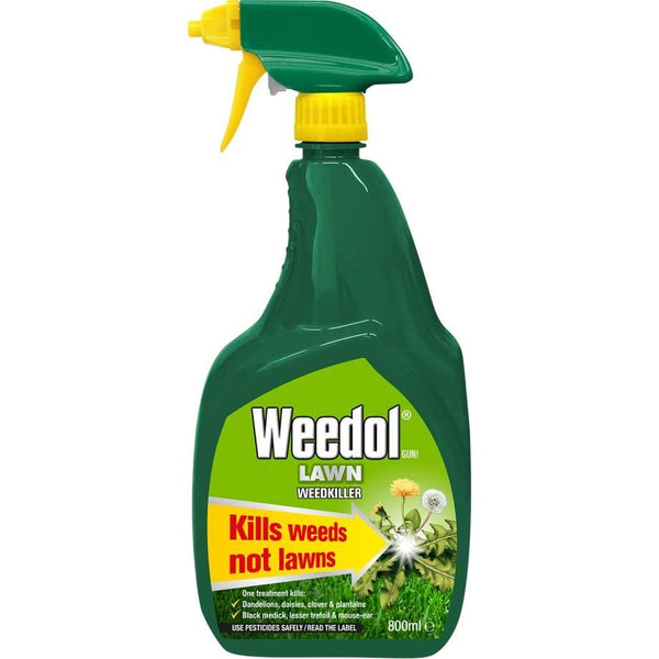 Weedol Lawn WeedKiller Spray Gun RTU 800ml + 25% Free