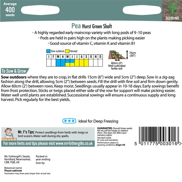 Pea Hurst Green Shaft Seeds