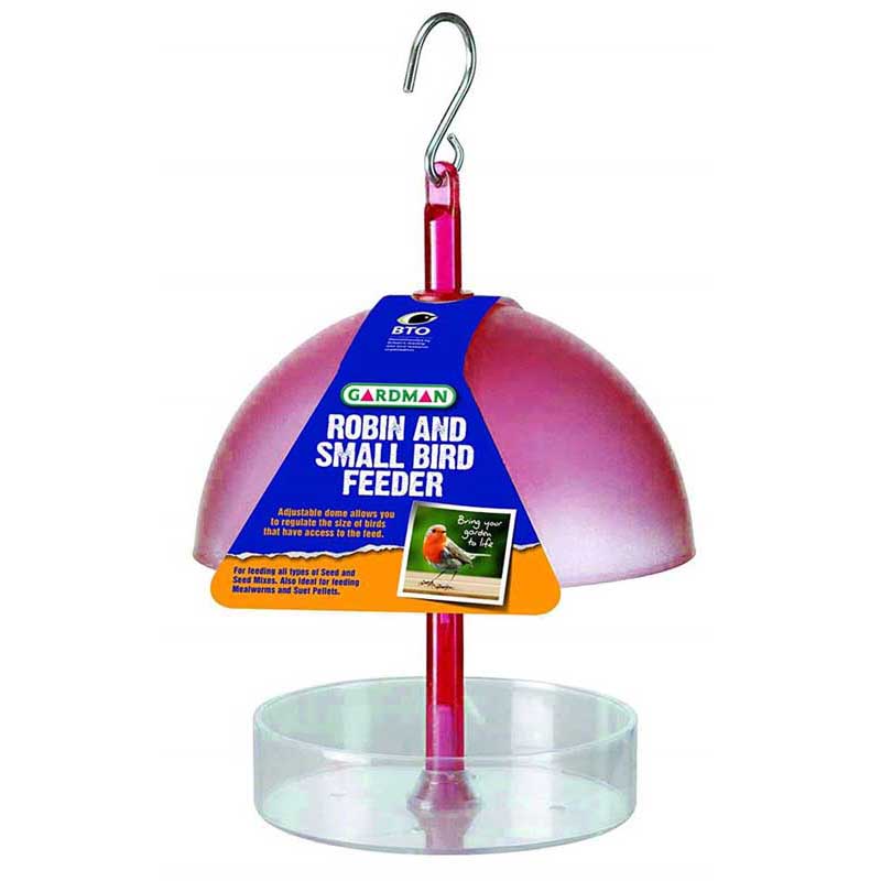 Robin and Small Bird Feeder 15cm